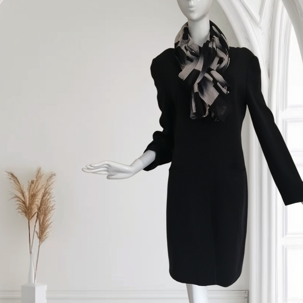 Tombolini Elegant Black Trench Coat